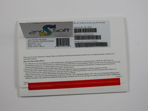 Windows professional 32 - 10,