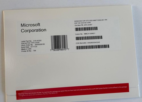 Microsoft windows server 2025 - server,