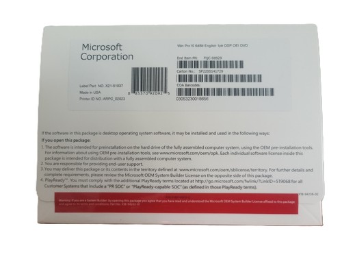 Dvd win pro bit con - win, 64