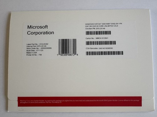 Windows server 2025 datacenter - 2025,
