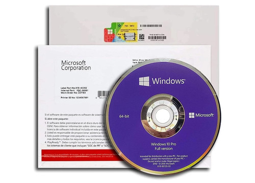 Dvd windows pro - 64, bit